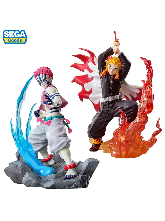 FIGURA PACK DEMON SLAYER SEGA XROSS LINK - RENGOKU + AKAZA 1