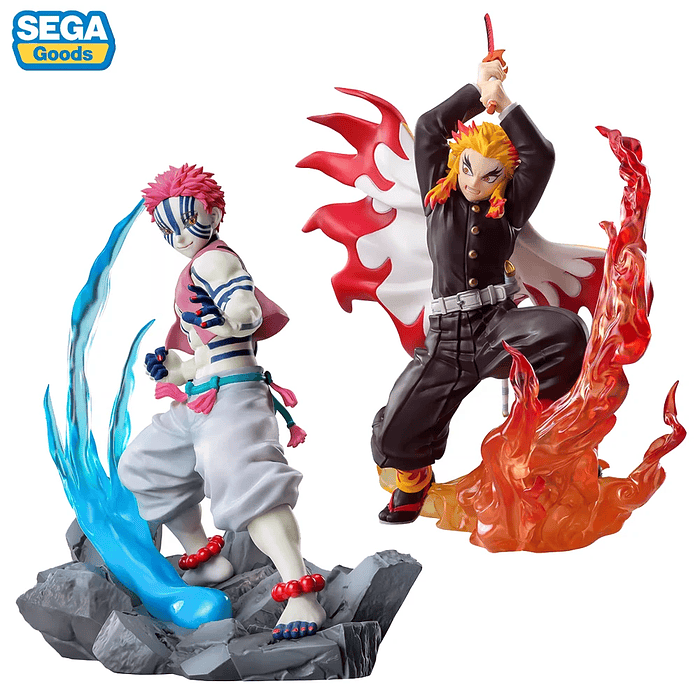 FIGURA PACK DEMON SLAYER SEGA XROSS LINK - RENGOKU + AKAZA