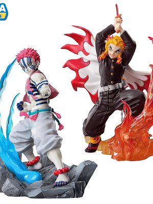 FIGURA PACK DEMON SLAYER SEGA XROSS LINK - RENGOKU + AKAZA