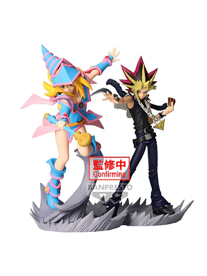 FIGURA PACK YU GI OH SENKOUZEKKEI - DARK MAGICIAN GIRL + YAMI YUGI