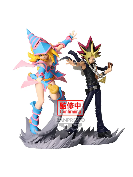 FIGURA PACK YU GI OH SENKOUZEKKEI - DARK MAGICIAN GIRL + YAMI YUGI 1
