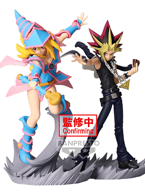 FIGURA PACK YU GI OH SENKOUZEKKEI - DARK MAGICIAN GIRL + YAMI YUGI