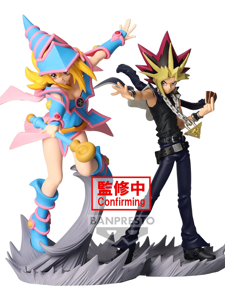 FIGURA PACK YU GI OH SENKOUZEKKEI - DARK MAGICIAN GIRL + YAMI YUGI 1