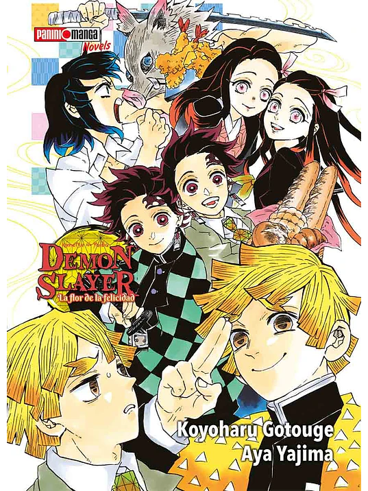 DEMON SLAYER - LA FLOR DE LA FELICIDAD NOVELA - PANINI MEXICO 1