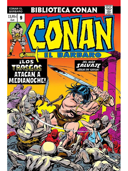 BIBLIOTECA CONAN EL BÁRBARO 09 - PANINI ESPANA 1