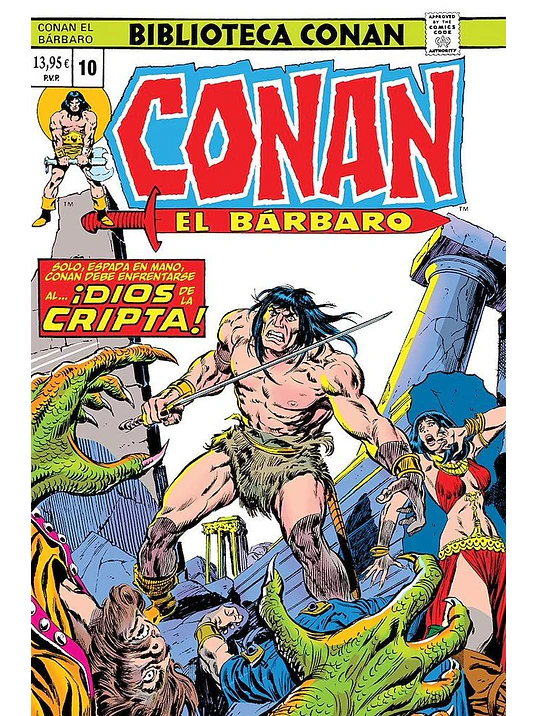BIBLIOTECA CONAN EL BÁRBARO 10 - PANINI ESPANA 1