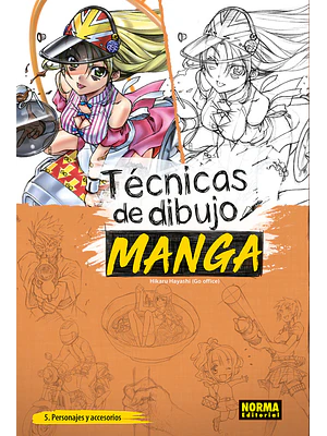 TÉCNICAS DE DIBUJO MANGA 5 - PERSONAJES Y ACCESORIOS - NORMA