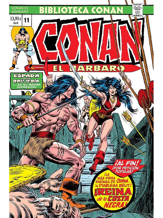 BIBLIOTECA CONAN EL BÁRBARO 11 - PANINI ESPANA 1