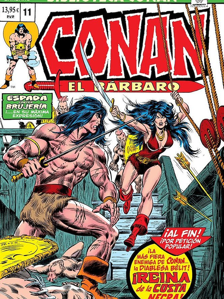 BIBLIOTECA CONAN EL BÁRBARO 11 - PANINI ESPANA 1