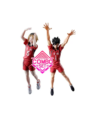 FIGURA PACK HAIKYUU POSING FIGURE - KURO + KENMA