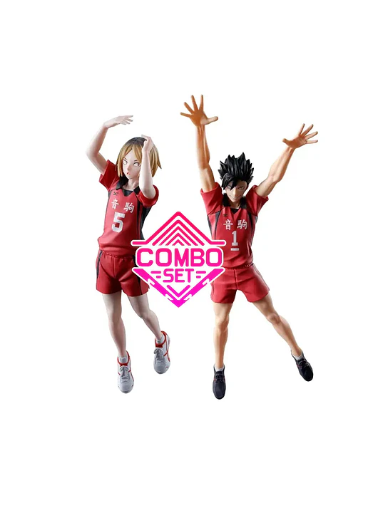 FIGURA PACK HAIKYUU POSING FIGURE - KURO + KENMA 1