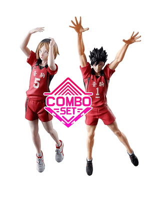 FIGURA PACK HAIKYUU POSING FIGURE - KURO + KENMA