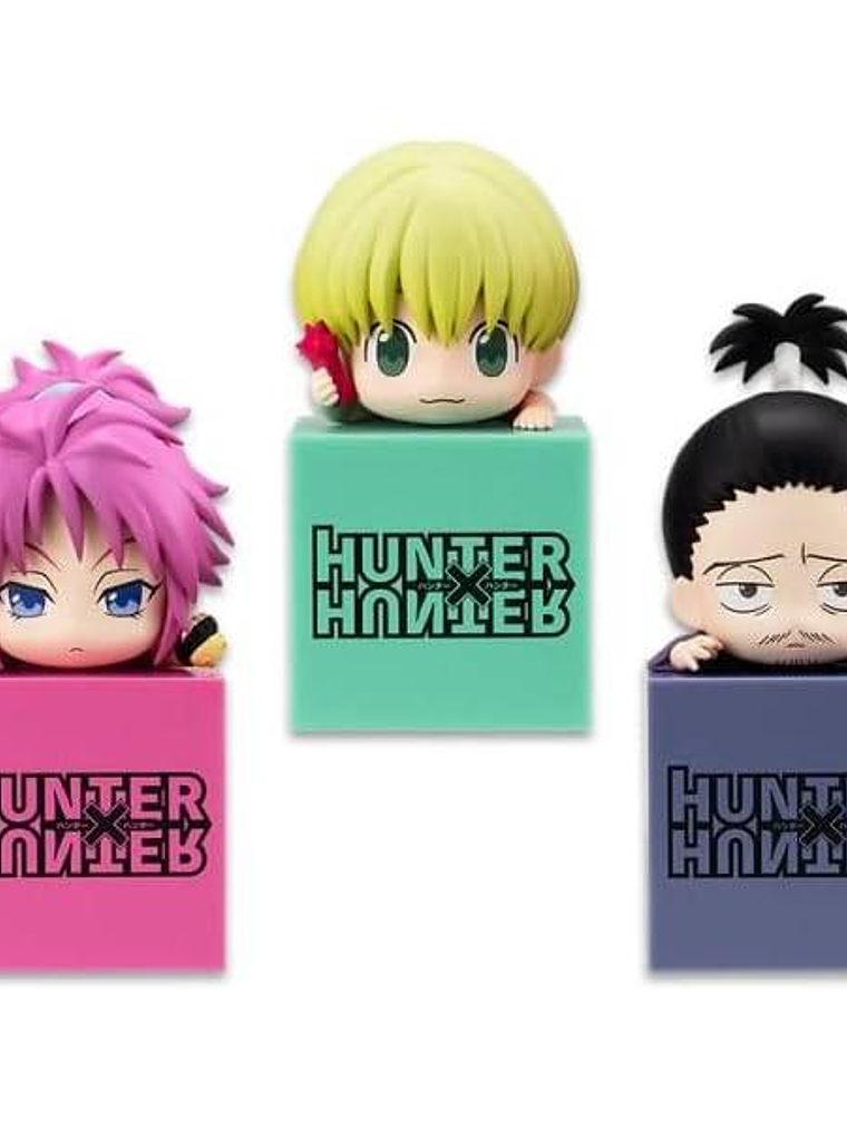 FIGURA PACK HUNTER X HIKKAKE - MACHI + SHALNARK + NOBUNAGA 1