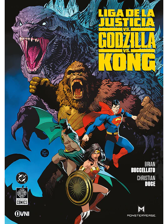 LIGA DE LA JUSTICIA VS GODZILLA VS KONG - OVNIPRESS	 1