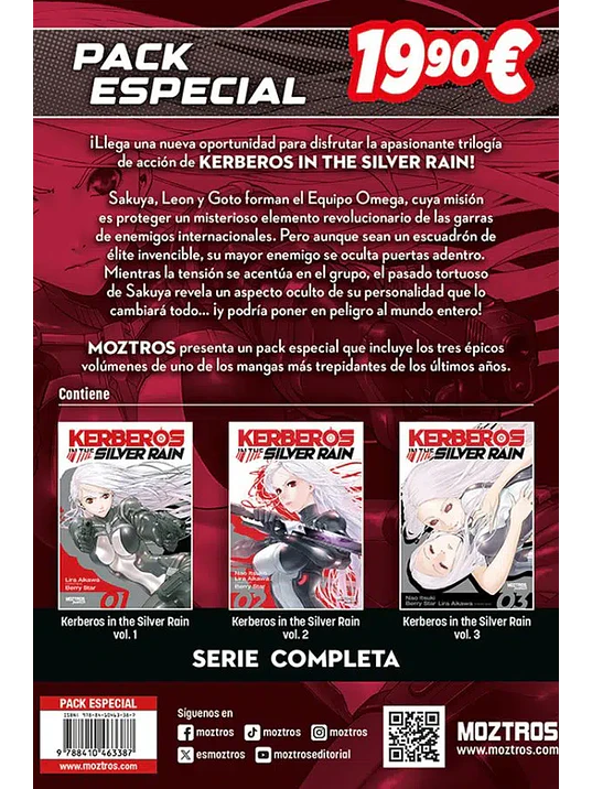 PACK KERBEROS IN THE SILVER RAIN - MOZTROS 1