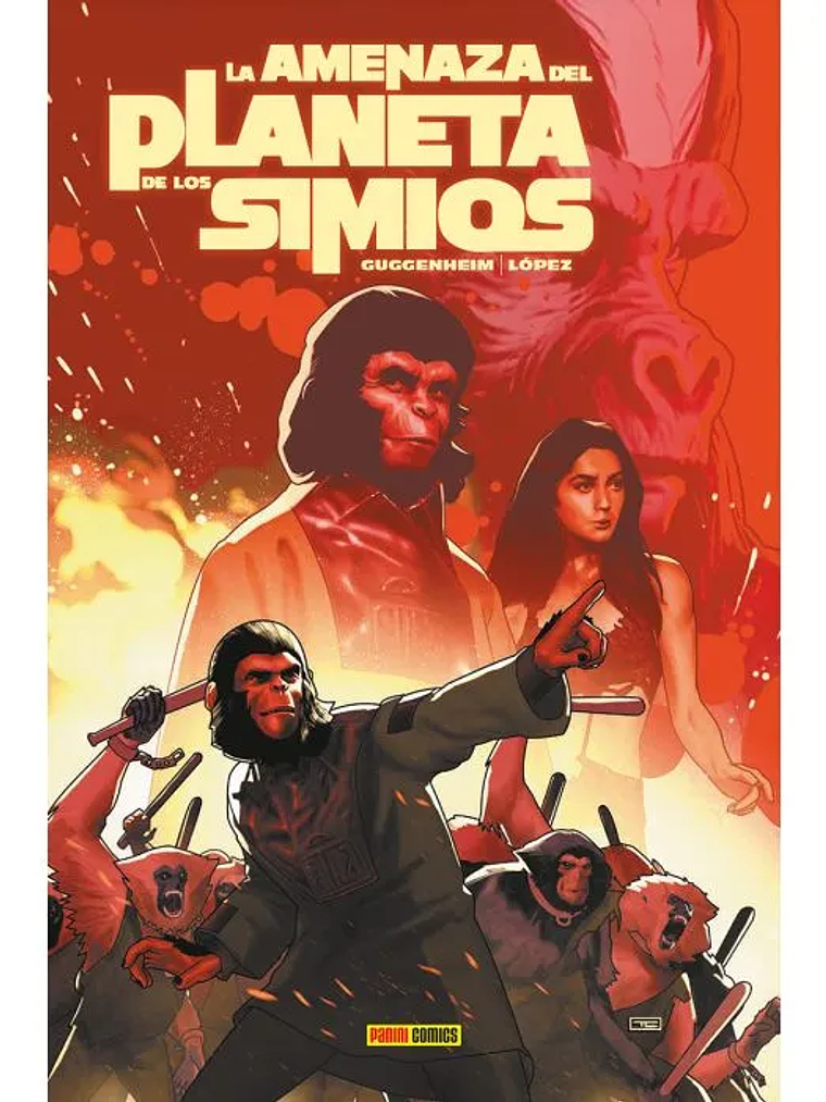 EL PLANETA DE LOS SIMIOS 02: LA AMENAZA DEL PLANETA DE LOS SIMIOS - PANINI ESPANA 1