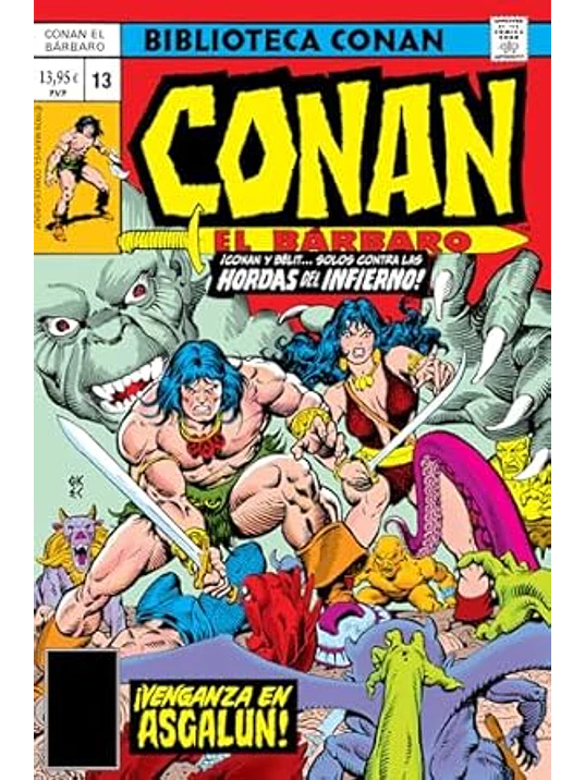 BIBLIOTECA CONAN EL BÁRBARO 13 - PANINI ESPANA 1