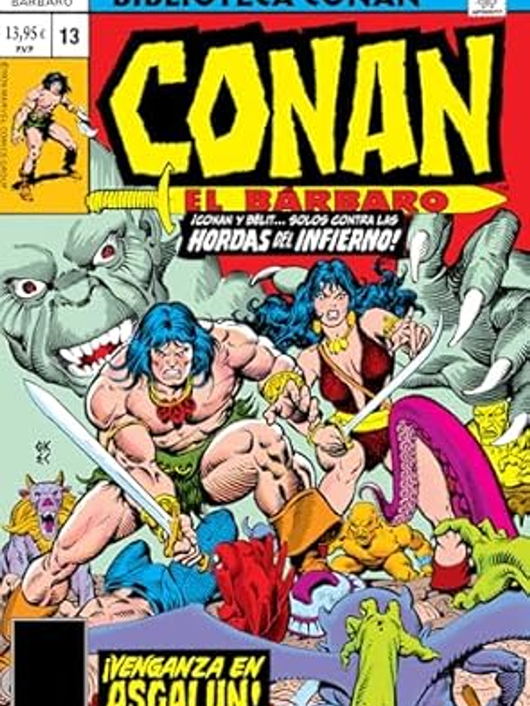 BIBLIOTECA CONAN EL BÁRBARO 13 - PANINI ESPANA 1