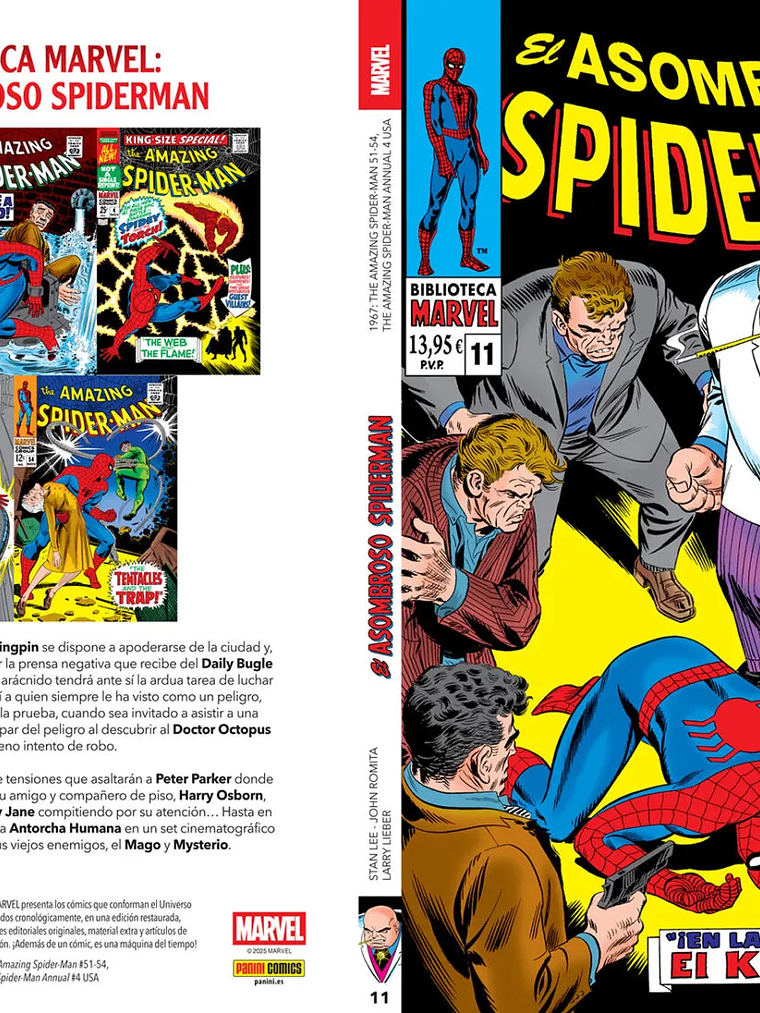 BIBLIOTECA MARVEL 76. EL ASOMBROSO SPIDERMAN 11 - PANINI ESPANA 1