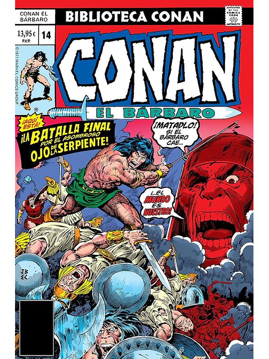 BIBLIOTECA CONAN EL BÁRBARO 14 - PANINI ESPANA 1