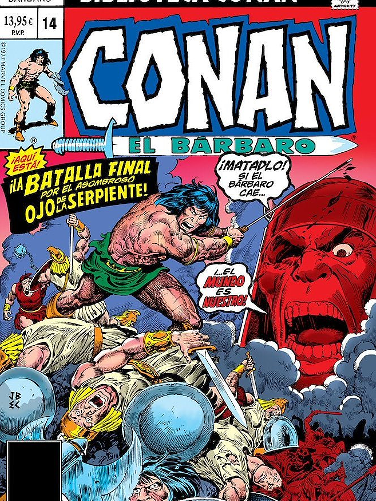 BIBLIOTECA CONAN EL BÁRBARO 14 - PANINI ESPANA 1