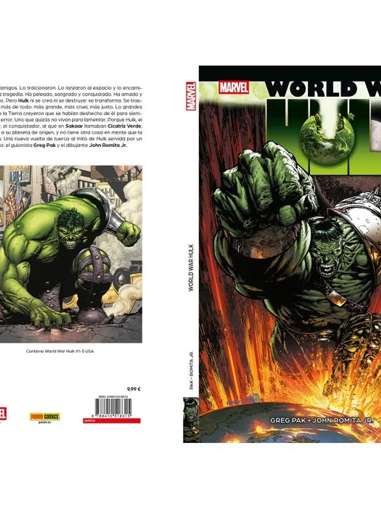 MARVEL ESSENTIALS 19. WORLD WAR HULK - PANINI ESPANA	 1