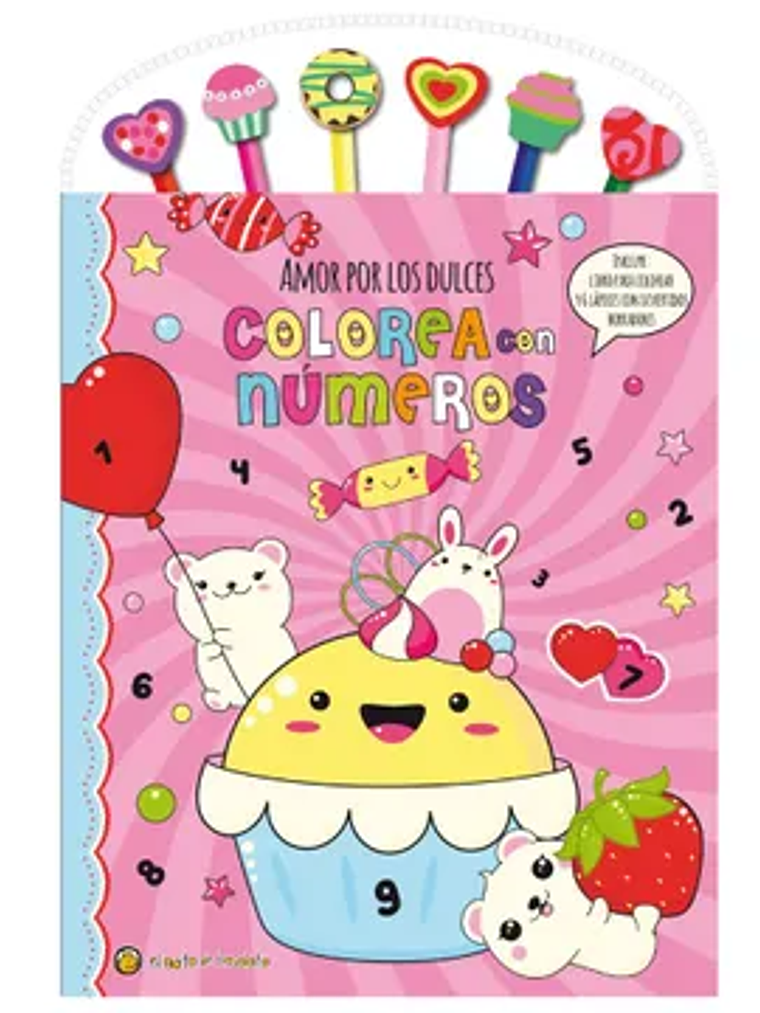 COLOREA CON NUMEROS: AMOR POR LOS DULCES - EL GATO DE HOJALATA	 1