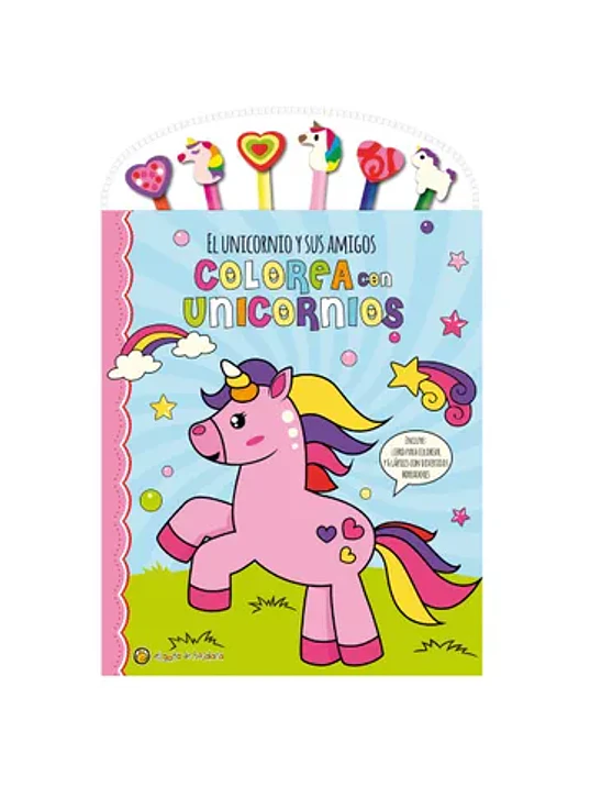 COLOREA CON UNICORNIOS: EL UNICORNIO Y SUS AMIGOS - EL GATO DE HOJALATA 1