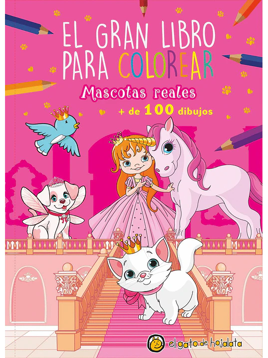 EL GRAN LIBRO PARA COLOREAR MASCOTAS REALES - EL GATO DE HOJALATA 1