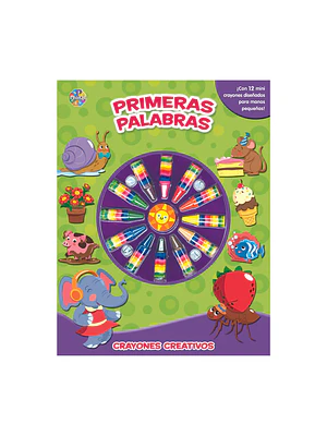 PRIMERAS PALABRAS. CRAYONES CREATIVOS - PHIDAL