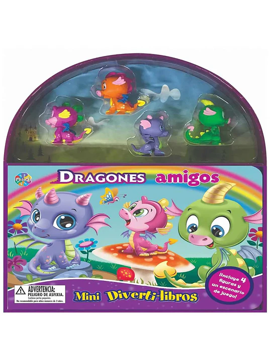 DRAGONES MINI DIVERTI-LIBROS - PHIDAL 1