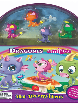 DRAGONES MINI DIVERTI-LIBROS - PHIDAL