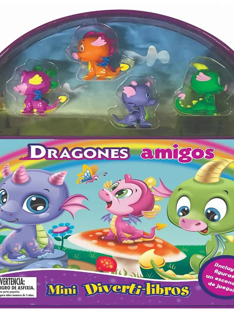 DRAGONES MINI DIVERTI-LIBROS - PHIDAL 1