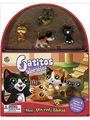 GATITOS ADORABLES MINI DIVERTI-LIBROS - PHIDAL