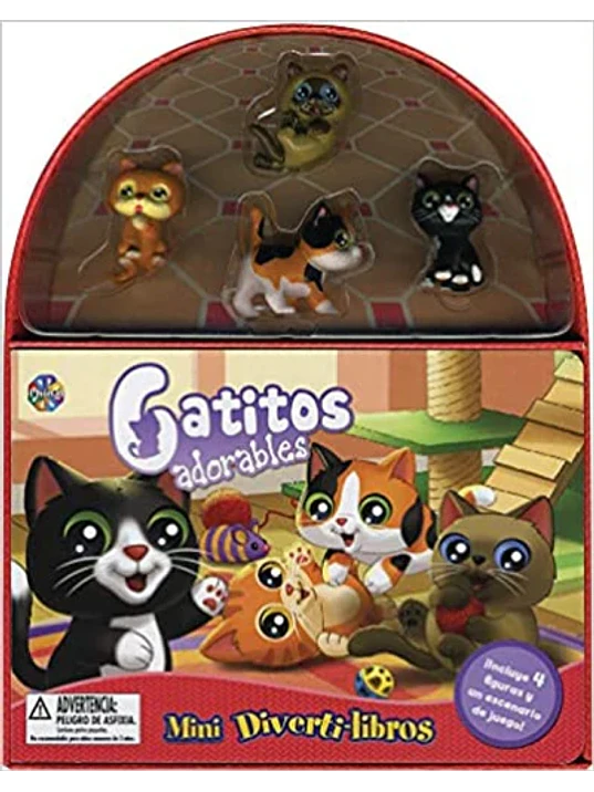 GATITOS ADORABLES MINI DIVERTI-LIBROS - PHIDAL 1