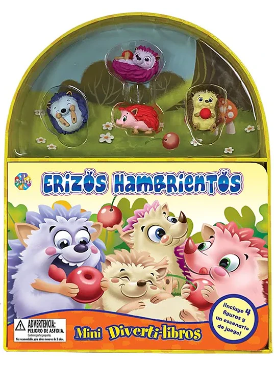 ERIZOS HAMBRIENTOS. MINI DIVERTI-LIBROS - PHIDAL 1