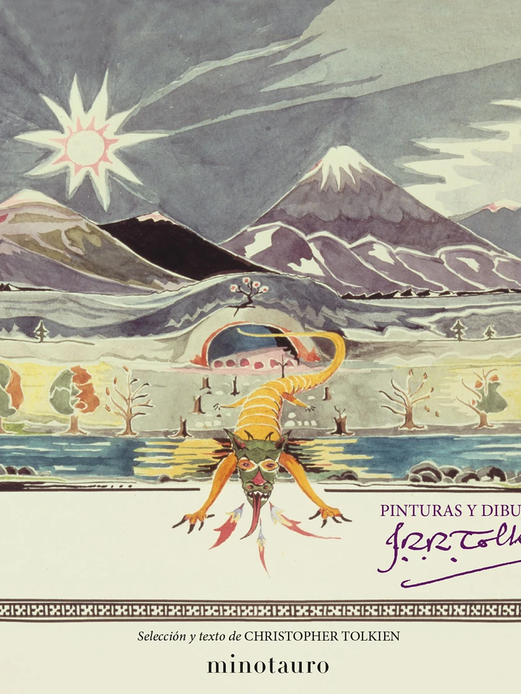 PINTURAS Y DIBUJOS DE JRR TOLKIEN - MINOTAURO 1