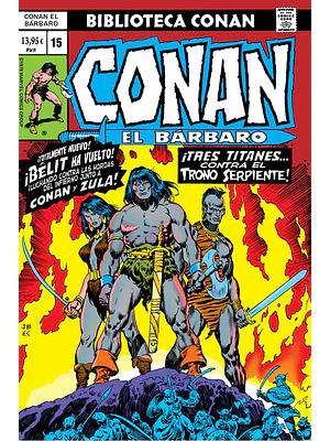 BIBLIOTECA CONAN EL BÁRBARO 15 - PANINI ESPAÑA