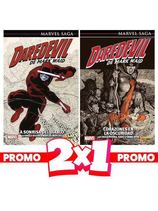 PACK MARVEL SAGA. DAREDEVIL DE MARK WAID 1 Y 2 - PANINI ESPAÑA 1