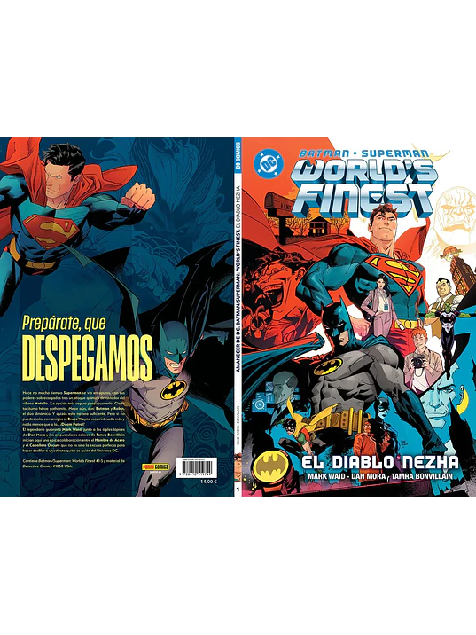 AMANECER DE DC. BATMAN/SUPERMAN WORLD'S FINEST 01: EL DIABLO NEZHA. DC PREMIERE - PANINI ESPAÑA 2