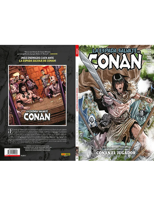 LA ESPADA SALVAJE DE CONAN 02: CONAN EL JUGADOR. MARVEL PREMIERE - PANINI ESPAÑA 2