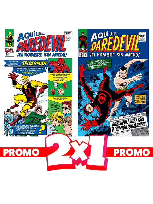 PACK BIBLIOTECA MARVEL. DAREDEVIL 1 Y 2 - PANINI ESPAÑA 1