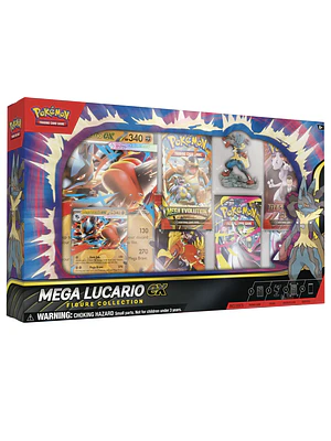 POKEMON COLECCIÓN CON FIGURA MEGA LUCARIO EX - ESPAÑOL
