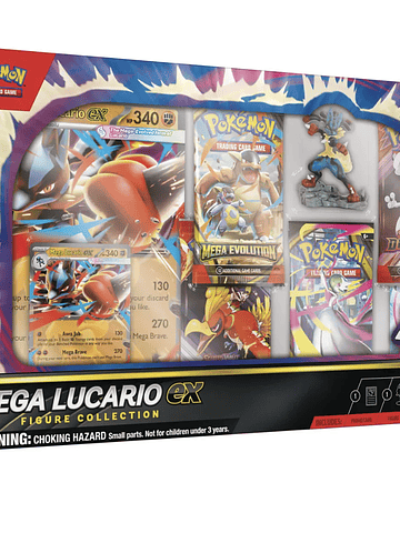 POKEMON COLECCIÓN CON FIGURA MEGA LUCARIO EX - ESPAÑOL