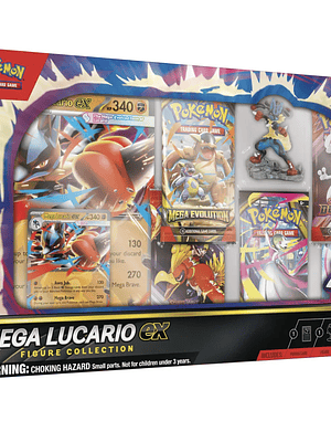 POKEMON MEGA LUCARIO EX FIGURE COLLECTION - INGLÉS