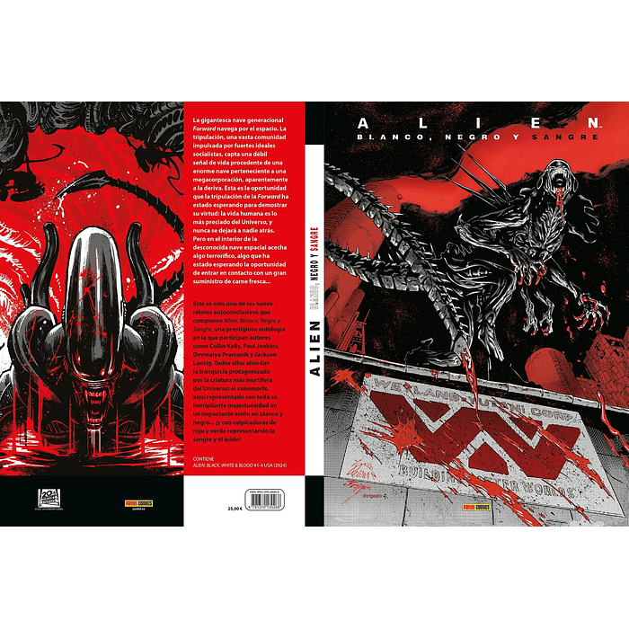 ALIEN: BLANCO, NEGRO Y SANGRE - PANINI ESPAÑA 2