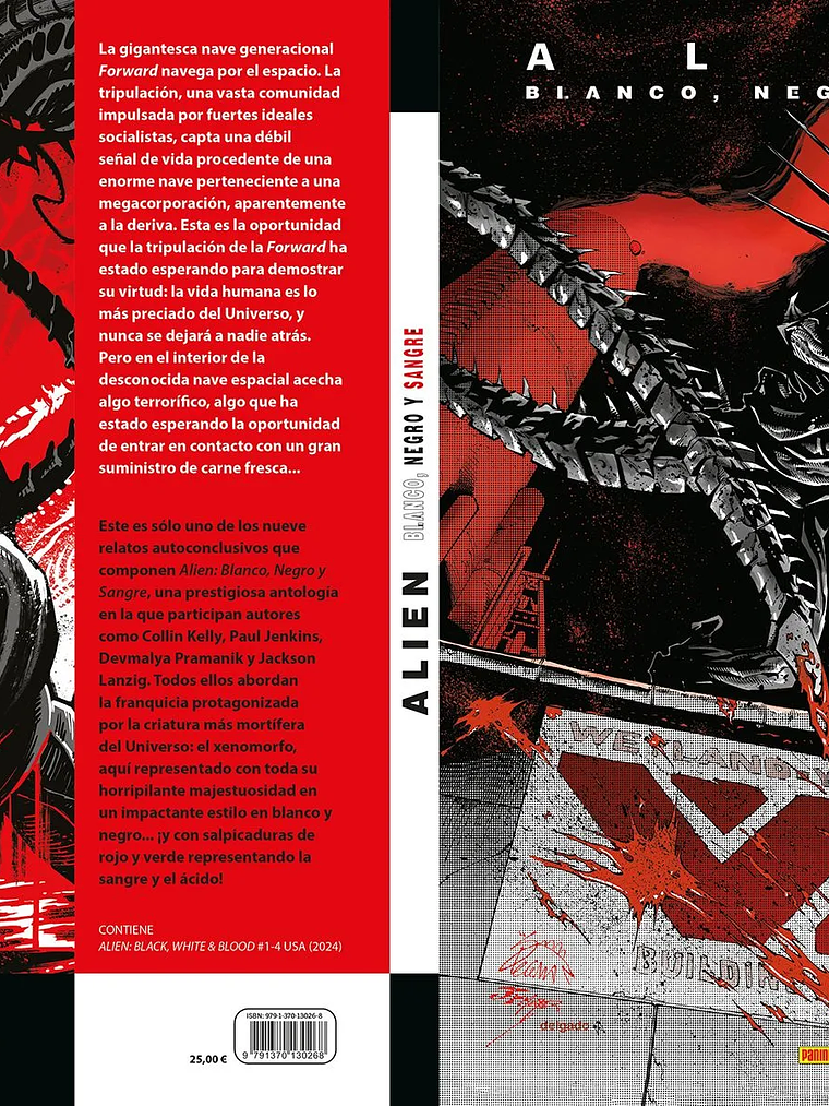 ALIEN: BLANCO, NEGRO Y SANGRE - PANINI ESPAÑA 2