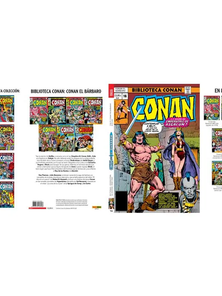 BIBLIOTECA CONAN EL BÁRBARO 16 - PANINI ESPAÑA 2