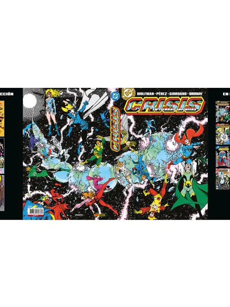 CRISIS EN TIERRAS INFINITAS. ARCHIVOS DC - PANINI ESPAÑA 2