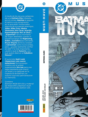 DC MUST-HAVE. BATMAN: HUSH - PANINI ESPAÑA